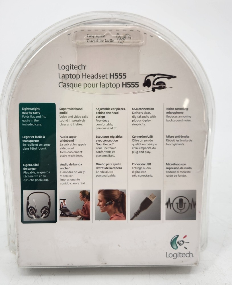 NEW Logitech H555 USB Headset