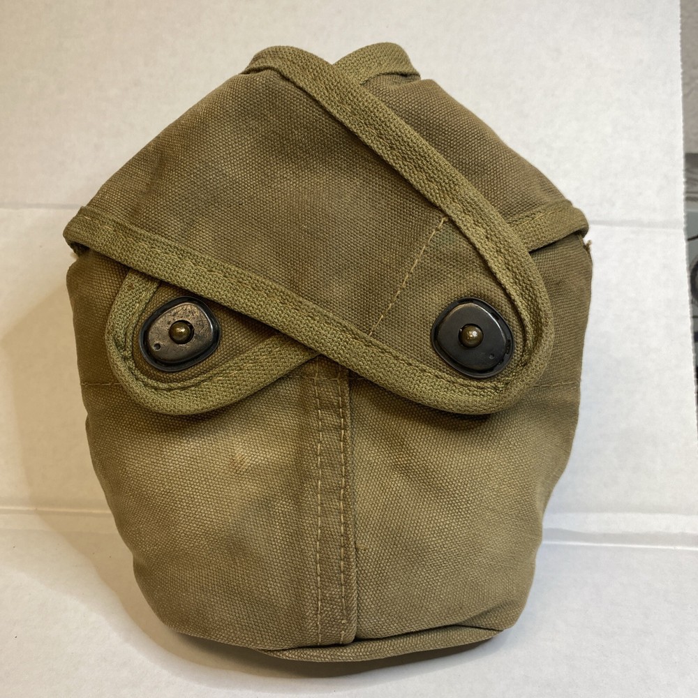 ORIGINAL WWII US USMC MARINE 2nd PATTERN CANTEEN COVER, no hole