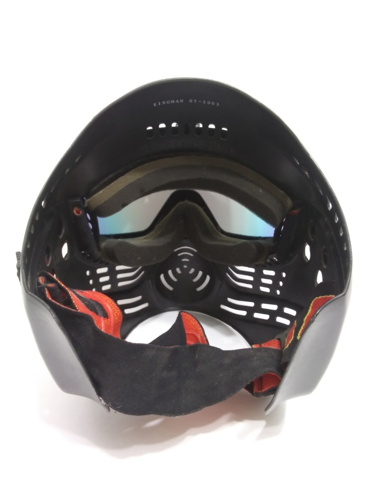 JAVA Paintball Mask Kingman Black Face Lens Shield