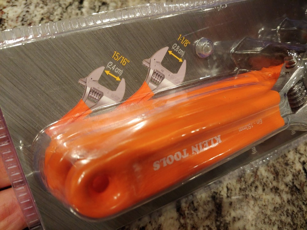 Klein Tools 3pc Adjustable Wrench Set - Orange
