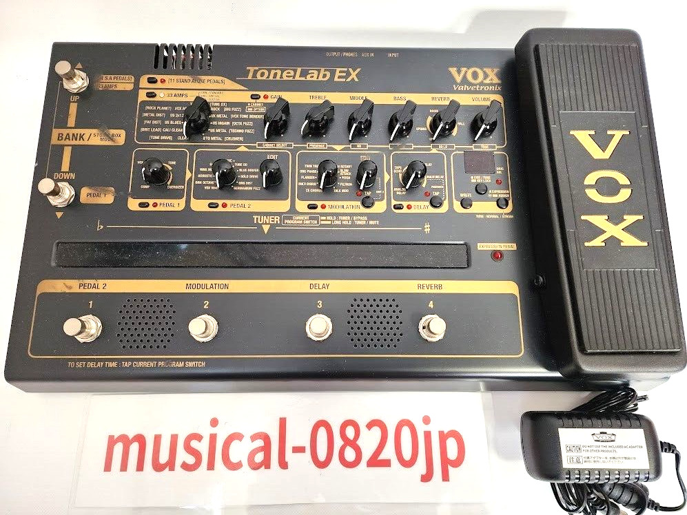 VOX Tonelab EX Effector Guitar Effect Pedal