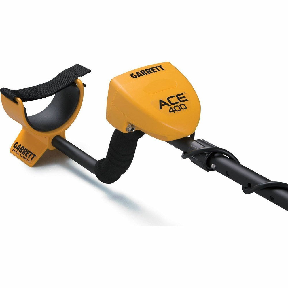 Garrett ACE 400 Metal Detector, Waterproof Coil, Pro Pointer AT Pinpointer
