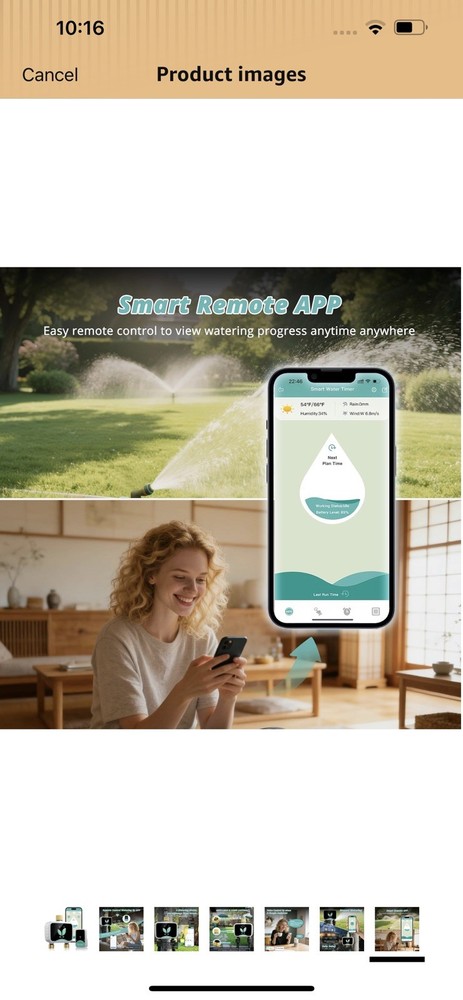 WiFi Sprinkler Timer Smart Water Timer for Hose with APP Remote Control
