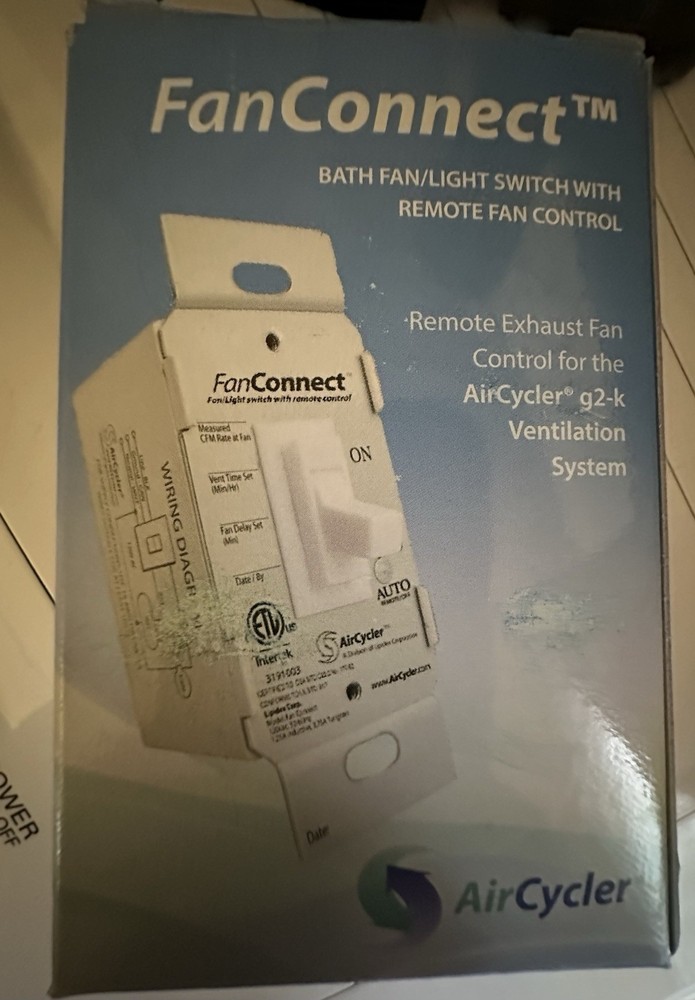FanConnect AirCycler Fan Control Switch Switch AC-FCS