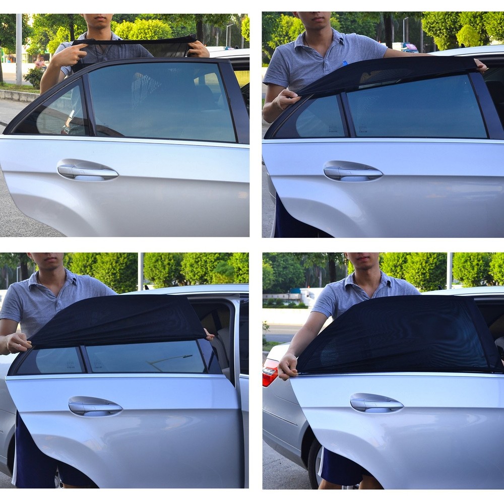 TFY Universal Car Side Window Sun Regular Contoured Window,