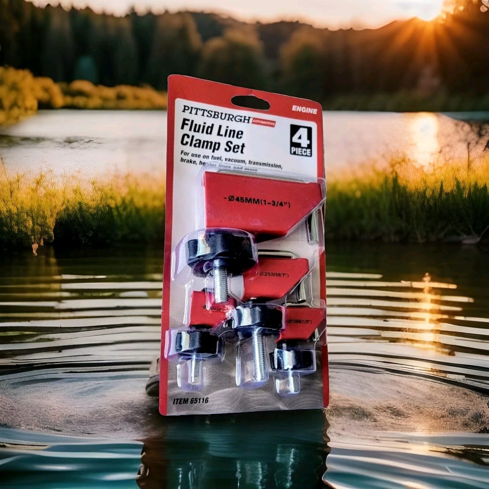 Pittsburgh Fluid Line Clamp Set 4pc