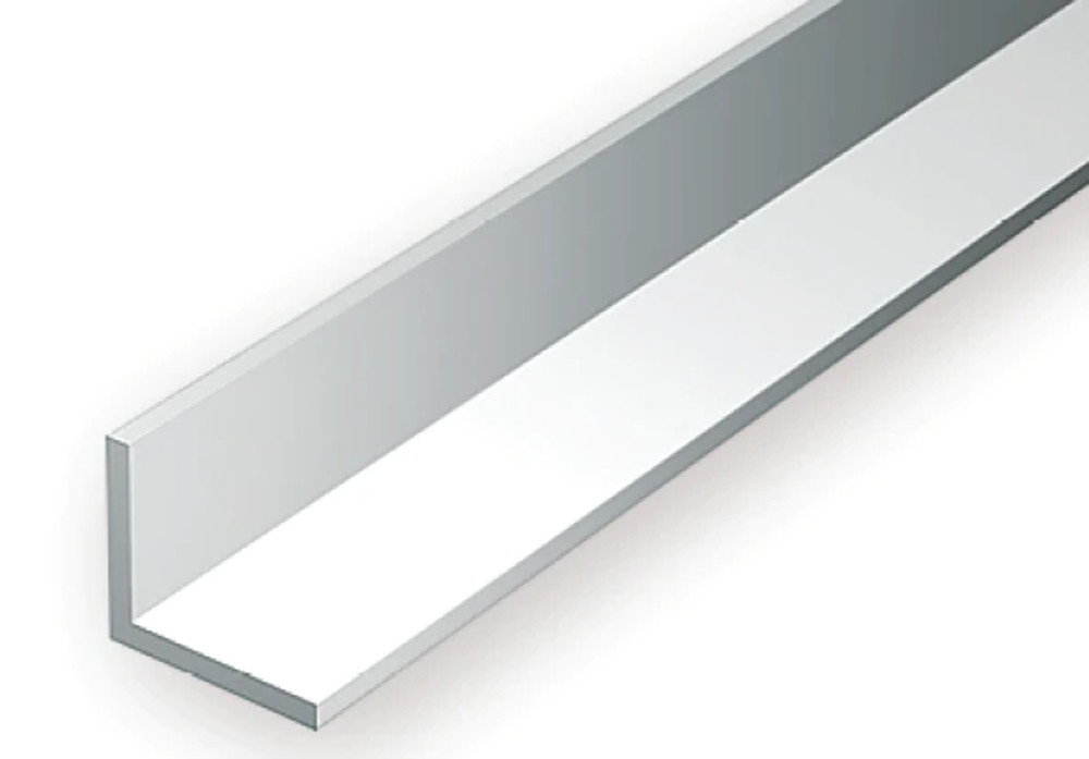 Evergreen Scale Models 297 Styrene Angle 1/4" (2 Pack)