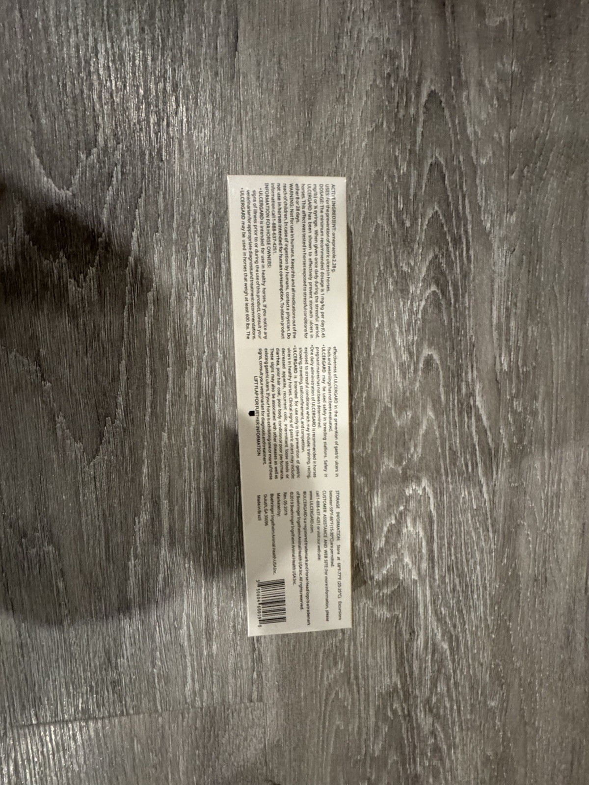 UlcerGard Omeprazole Oral Paste Syringe for Horse 6.15g syringe- 6 pack - 09/27