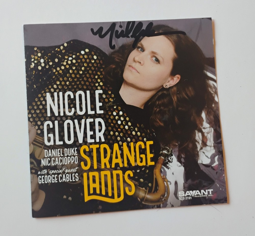 Nicole Glover - Strange Lands - Autographed - SIGNED - COMPACT DISC