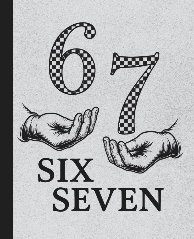 Six Seven 67 Meme Composition Notebook: An Aesthetic Alternative Journal for Tee