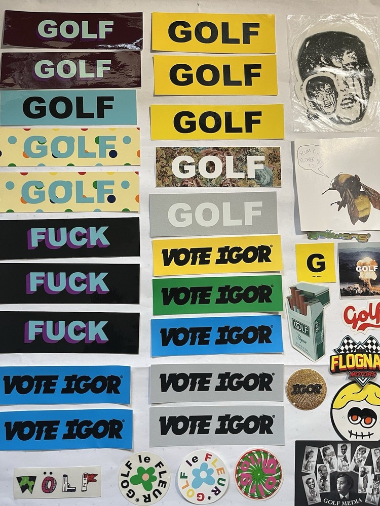 Golf Wang Sticker Bundle Lot Tyler The Creator