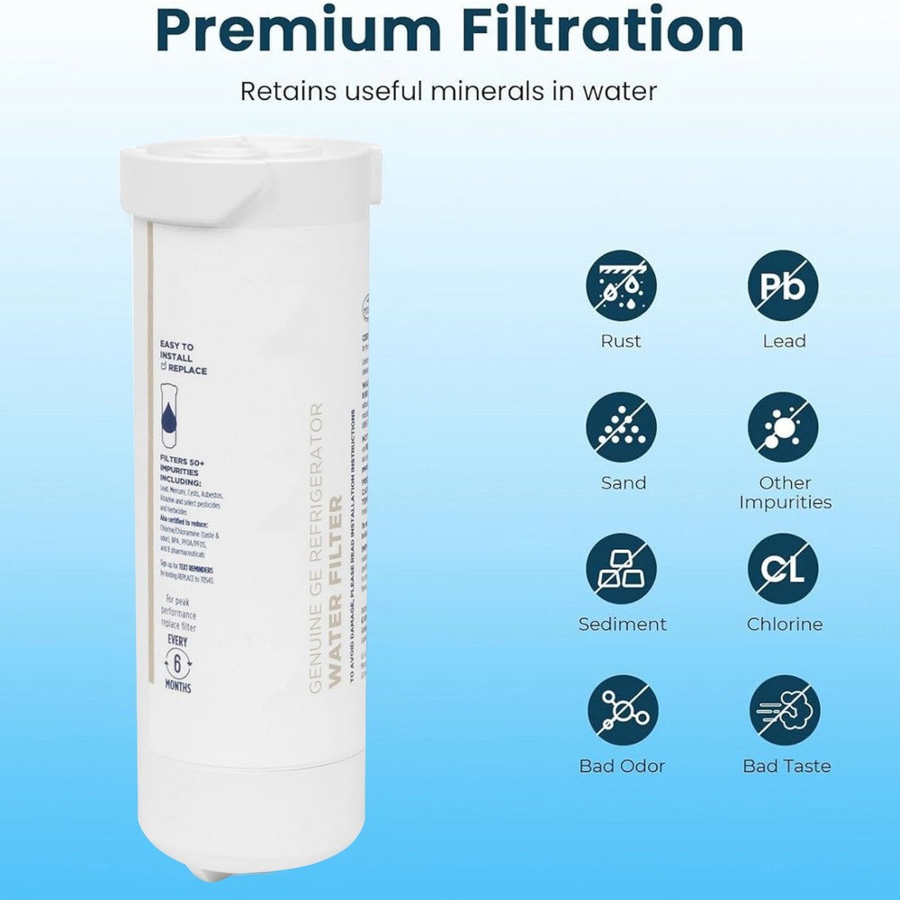 For GE XWFE Water Filter Refrigerator Replacement Without Chip Cysts Reduction