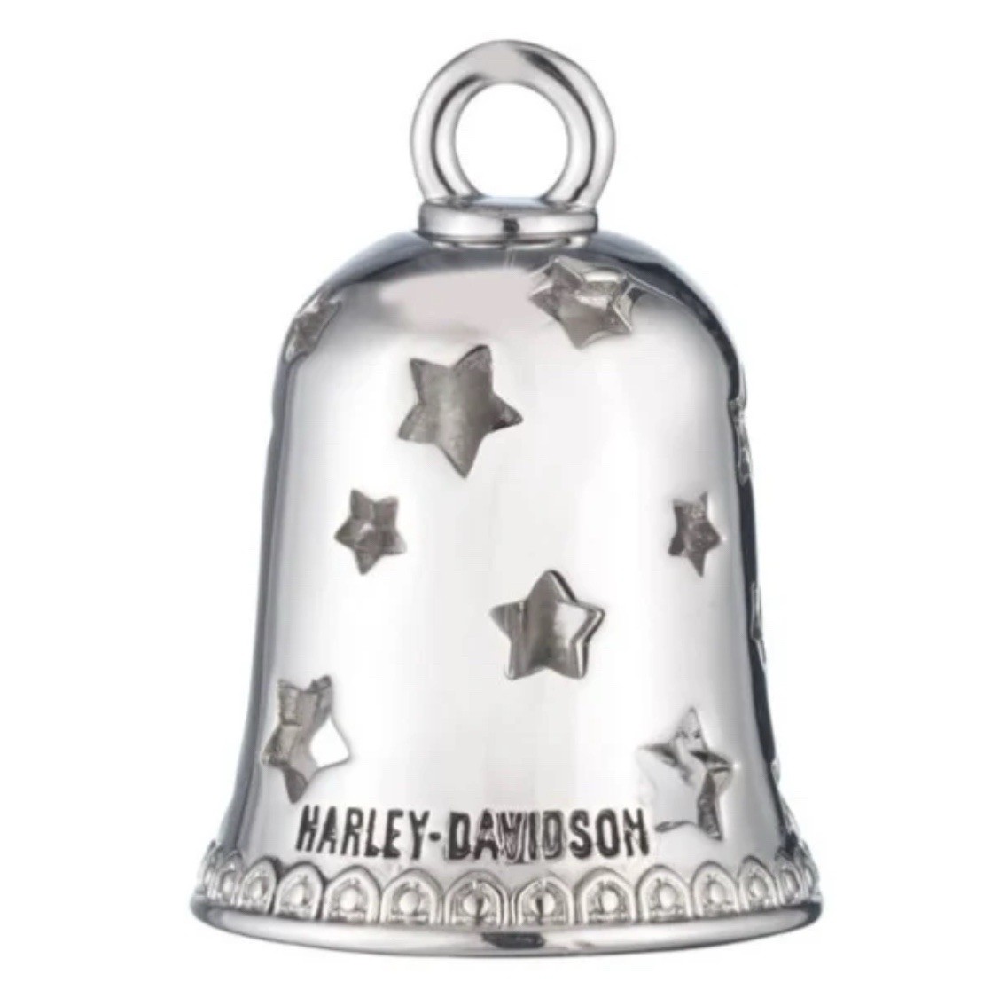 Harley Davidson Star Motif Ride Bell Silver Finish 34M00016