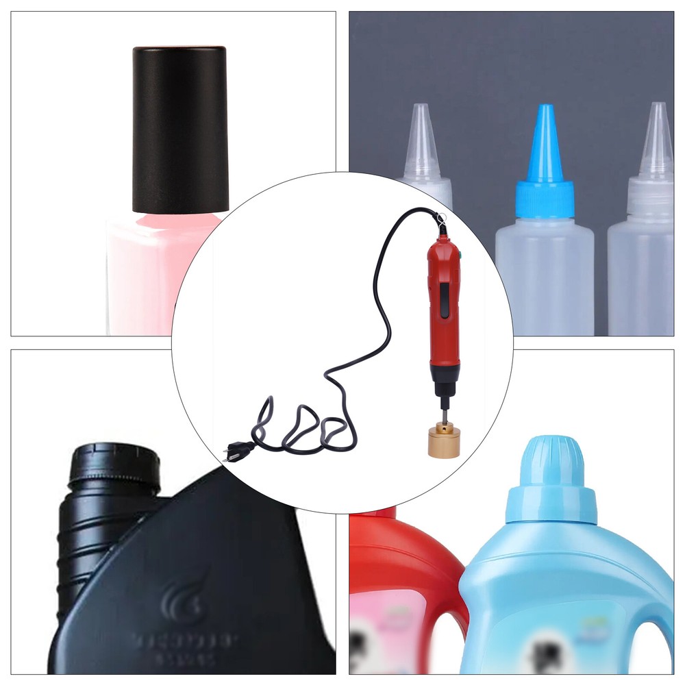 Electric Bottle Capping Machine Manual Screw Capper Cap Sealing Tool 10-30mm