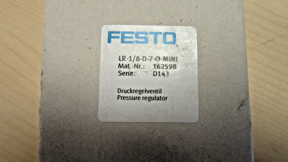 FESTO LR-1/8-D-7-0 PRESSURE REGULATOR