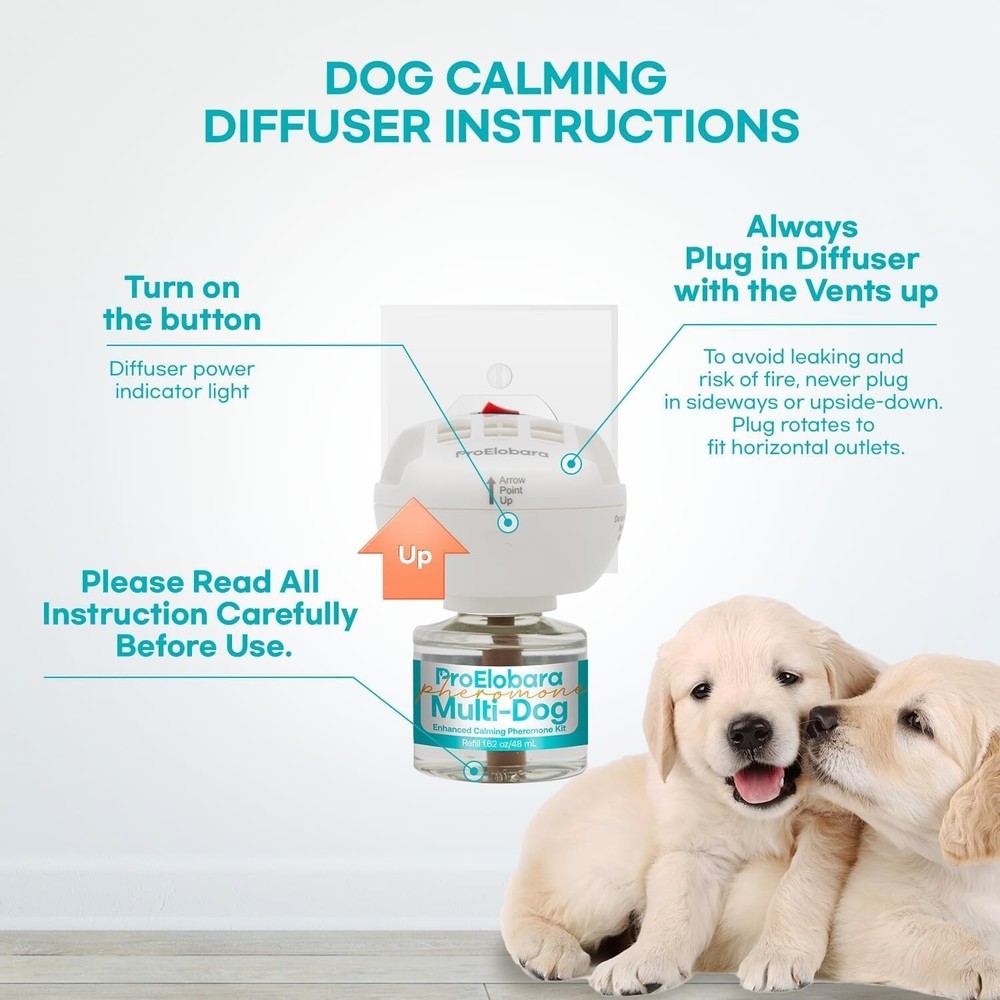 Dog Calming Pheromone Diffuser Dog Calming Pheromones Plug Reduces Stress
