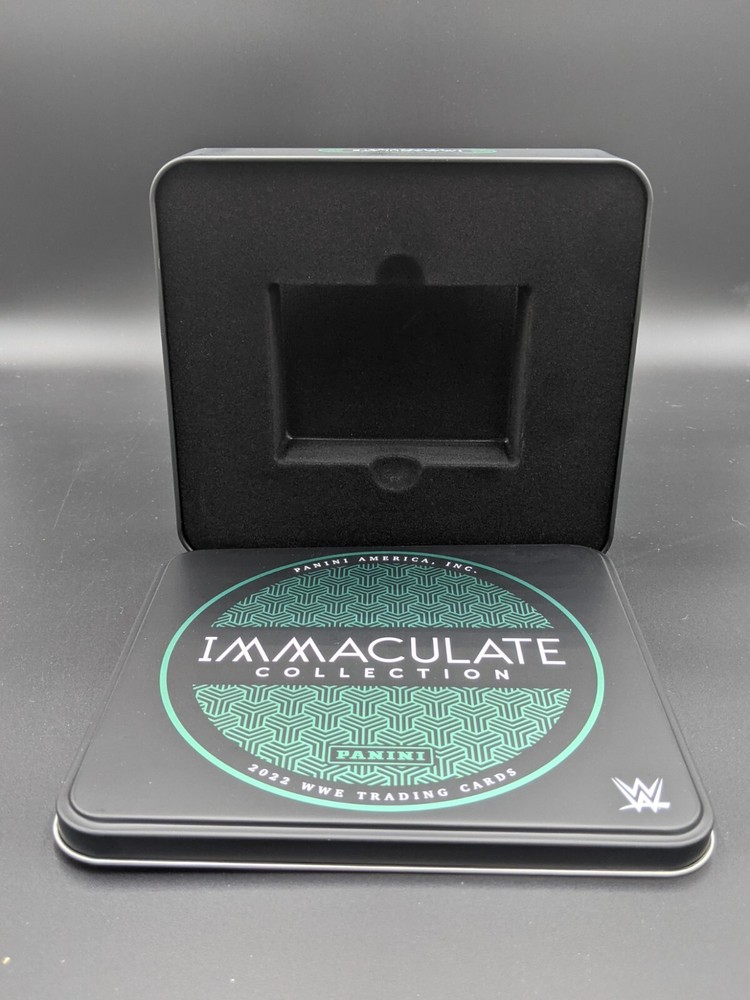EMPTY 2022 WWE IMMACULATE TIN WITH PADDING AND SLEEVE