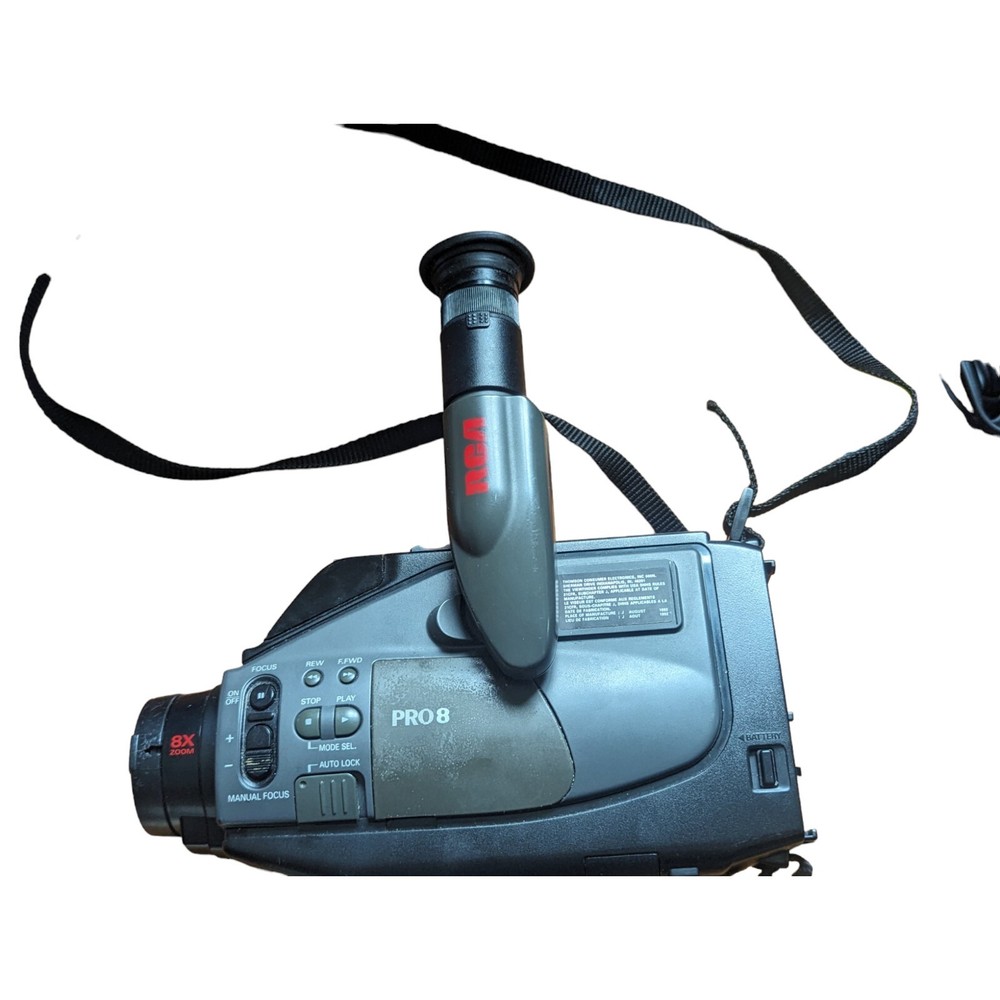 RCA PRO 8 Video Camcorder w/ Case Accessories Remote Extras