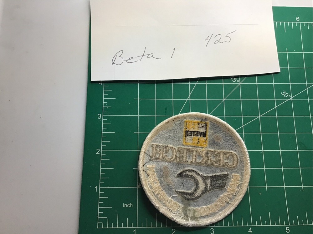 HYSTER Patch - vintage - Certech Maintenance Technician