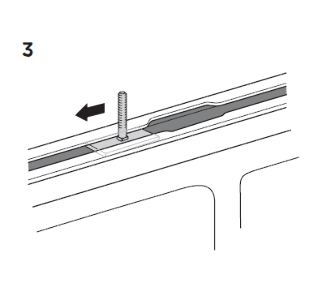 For Land Rover Defender 90 (2020-2026) Roof Rack Cross Bars T Slot Rail, Black