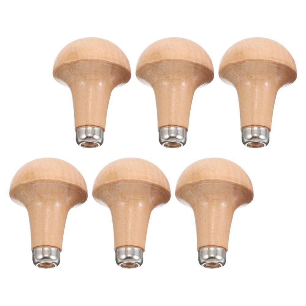 6 Pcs File Replacement Accessory Handles for Hand-operated Tools