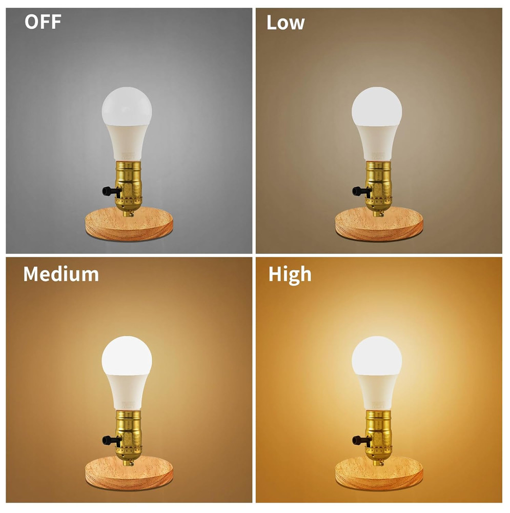 2PCS Lamp Socket Replacement, UL Listed E26 Standard Threaded Base Light Socket,