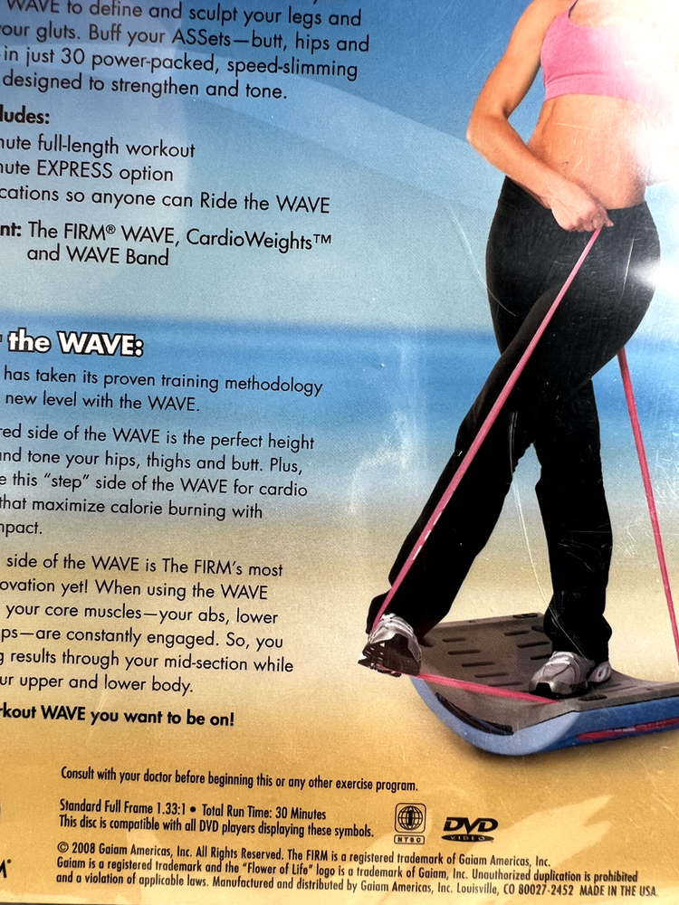 Exercise CD ONLY for Rock Solid Buns called The Wave by The Firm