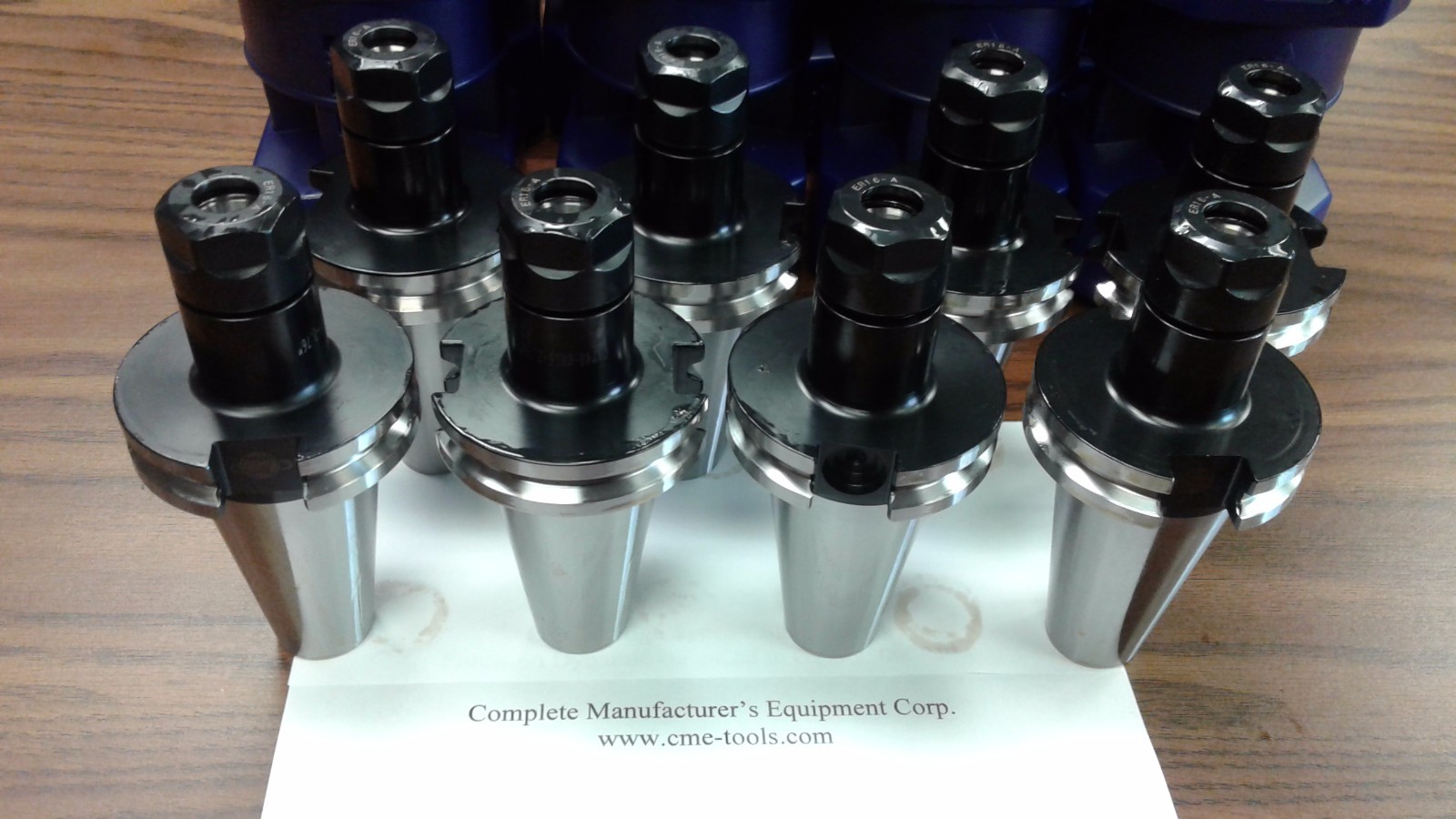 8pcs CAT40-ER16-2.76" COLLET CHUCKS balanced to G2.5/25000RPM  #B25-CAT40-ER16