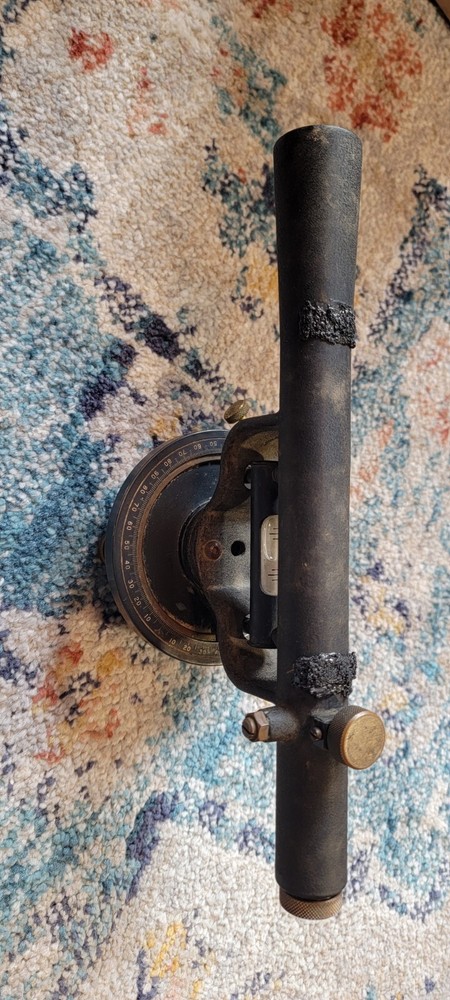 Vintage Berger Dumpy Level Erecting Telescope Transit Box Paperwork