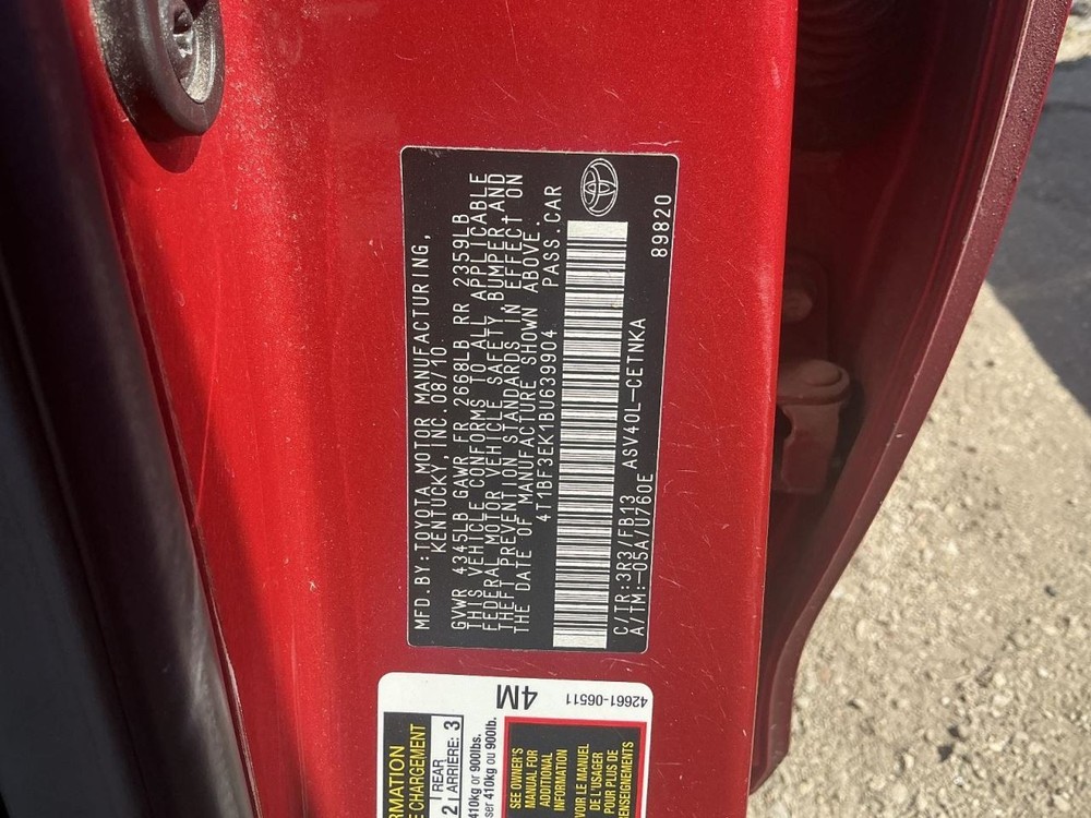 System Restraint Bag Module Under Console Fits 10-11 CAMRY 854656