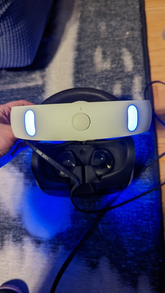 Sony PlayStation VR Headset with Camera, Controllers, and Stand (Tested Working)