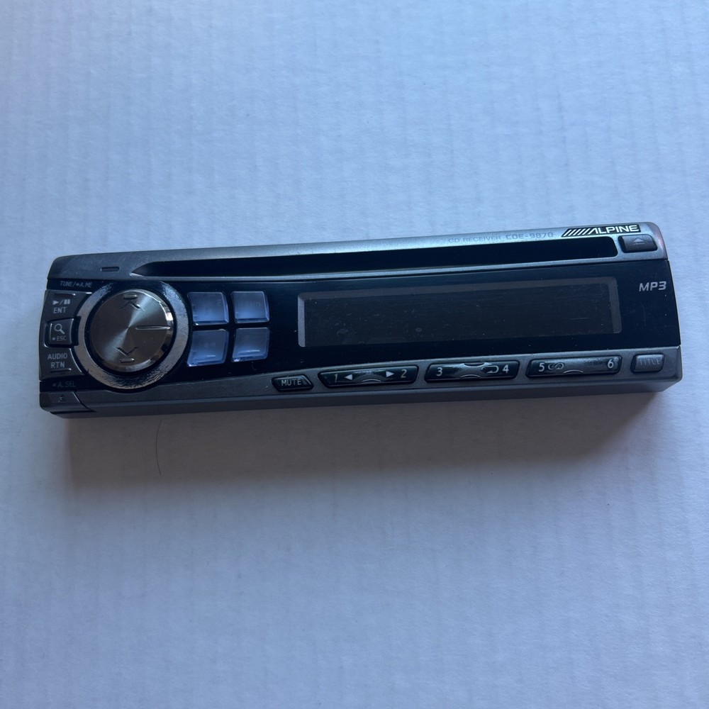 ALPINE CDE-9870 Replacement Faceplate For Car Stereo