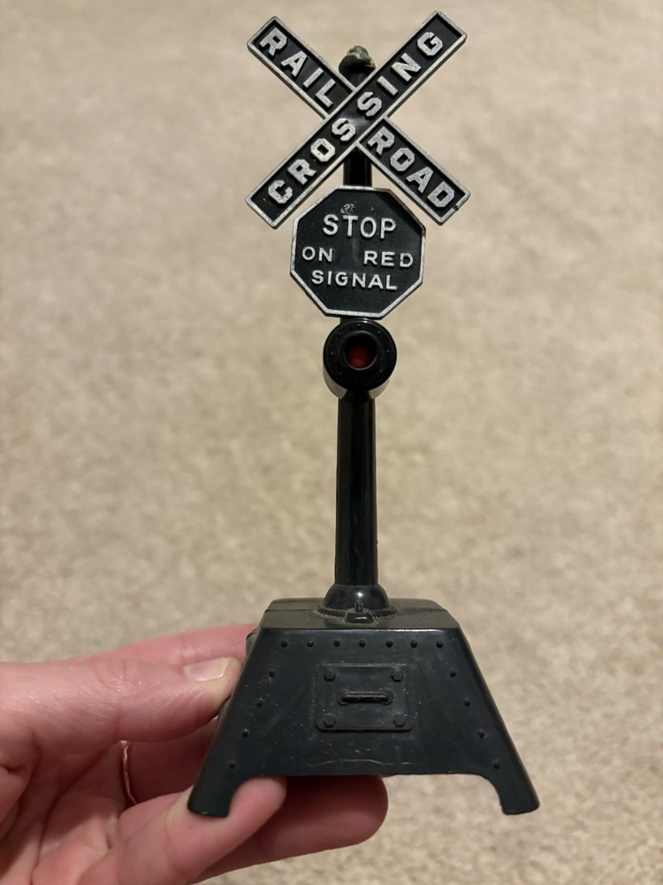 Train Hobby Accessories (Crossing Sign, Mini People & Trees)