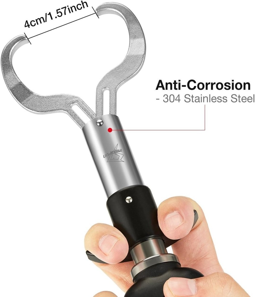 Portable Digital Fish Scale Gripper, Saltwater-Resistant