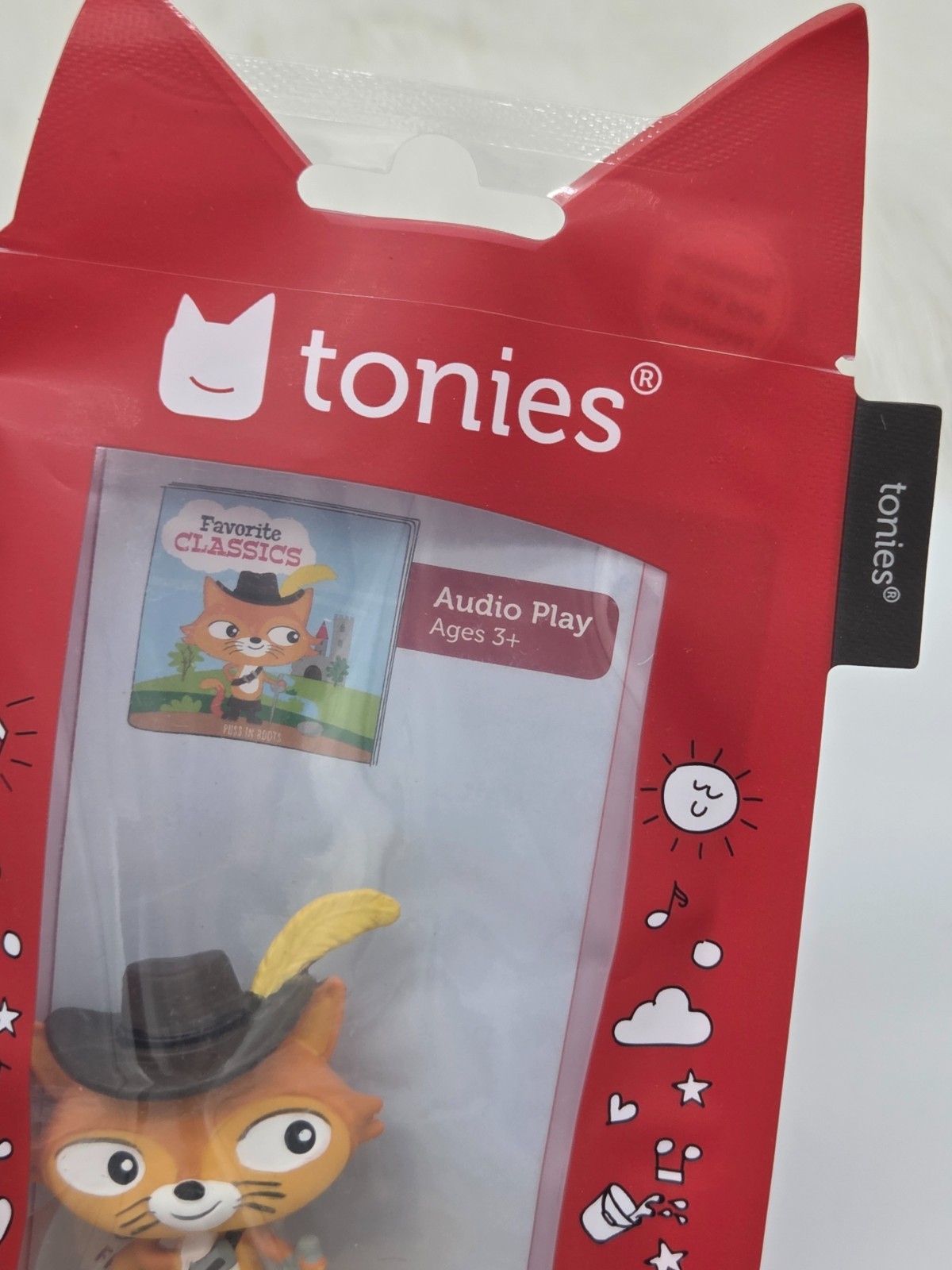Tonies Favorite Classics Puss in Boots Toniebox Audio Figurine