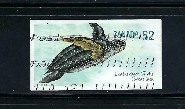 Canada #2233, 52c - Endangered Species - Leatherback Turtle
