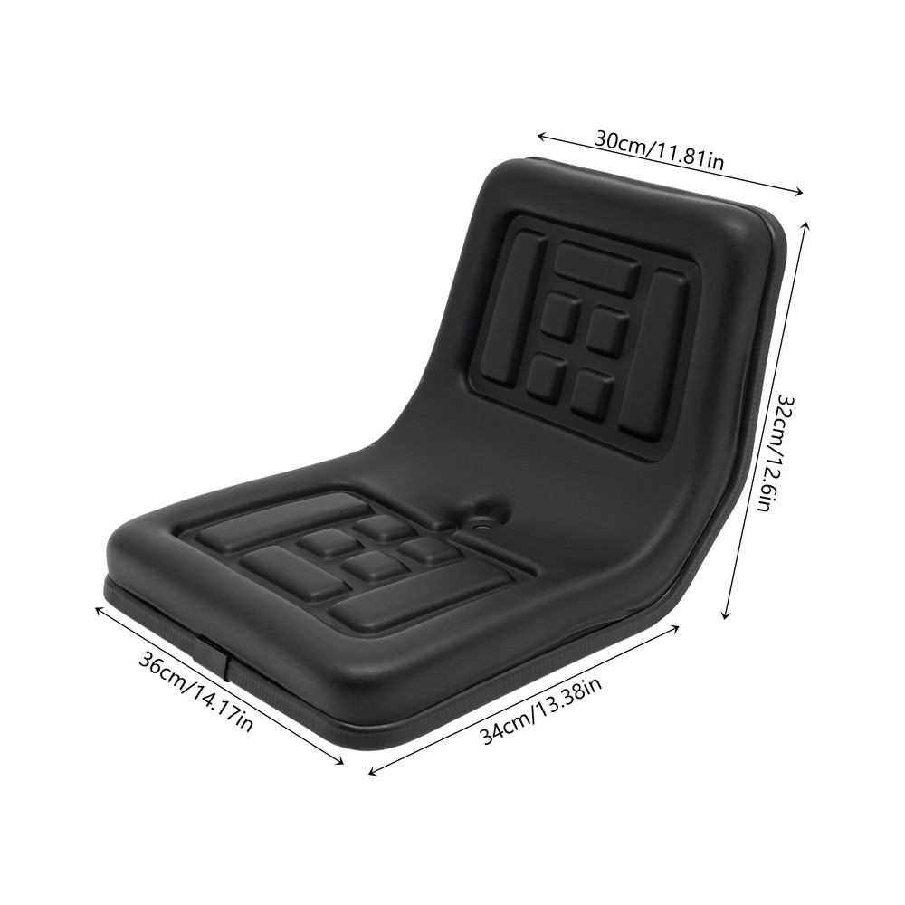 Universal Durable Slidable Tractor Seat +drain Hole For Dumper Mower Digger