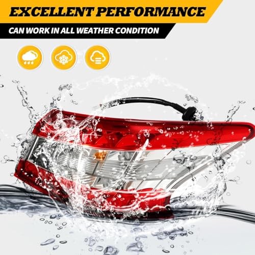 NI2805100 Outer Tail Light Assembly w/Bulbs Passenger Side Compatible with