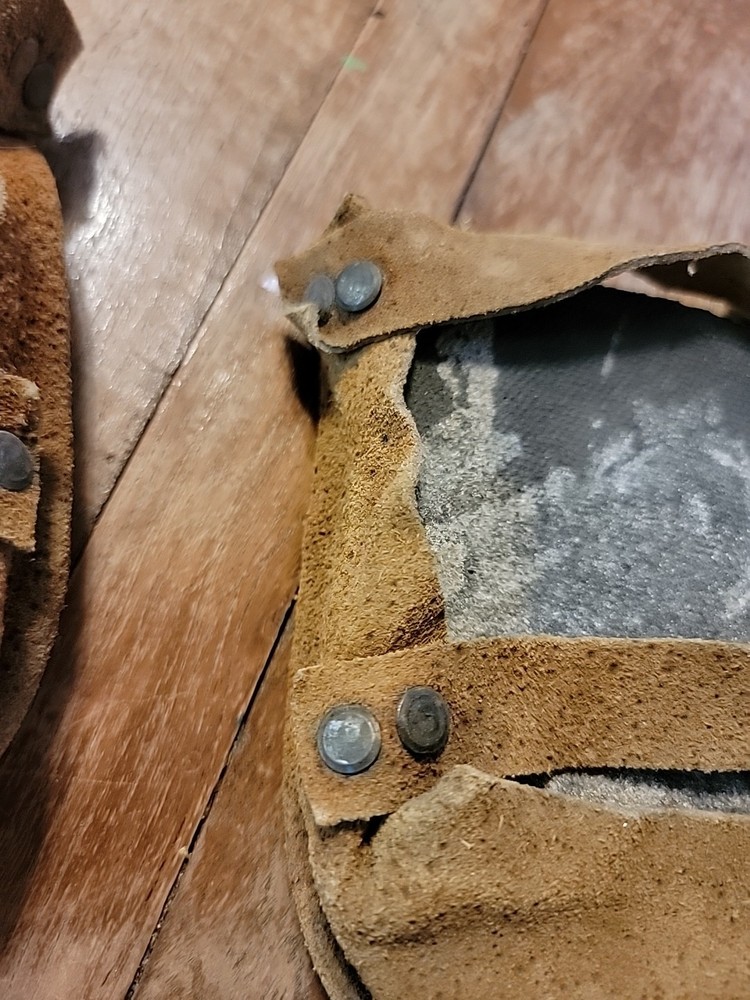 Vintage Leather Knee Pads