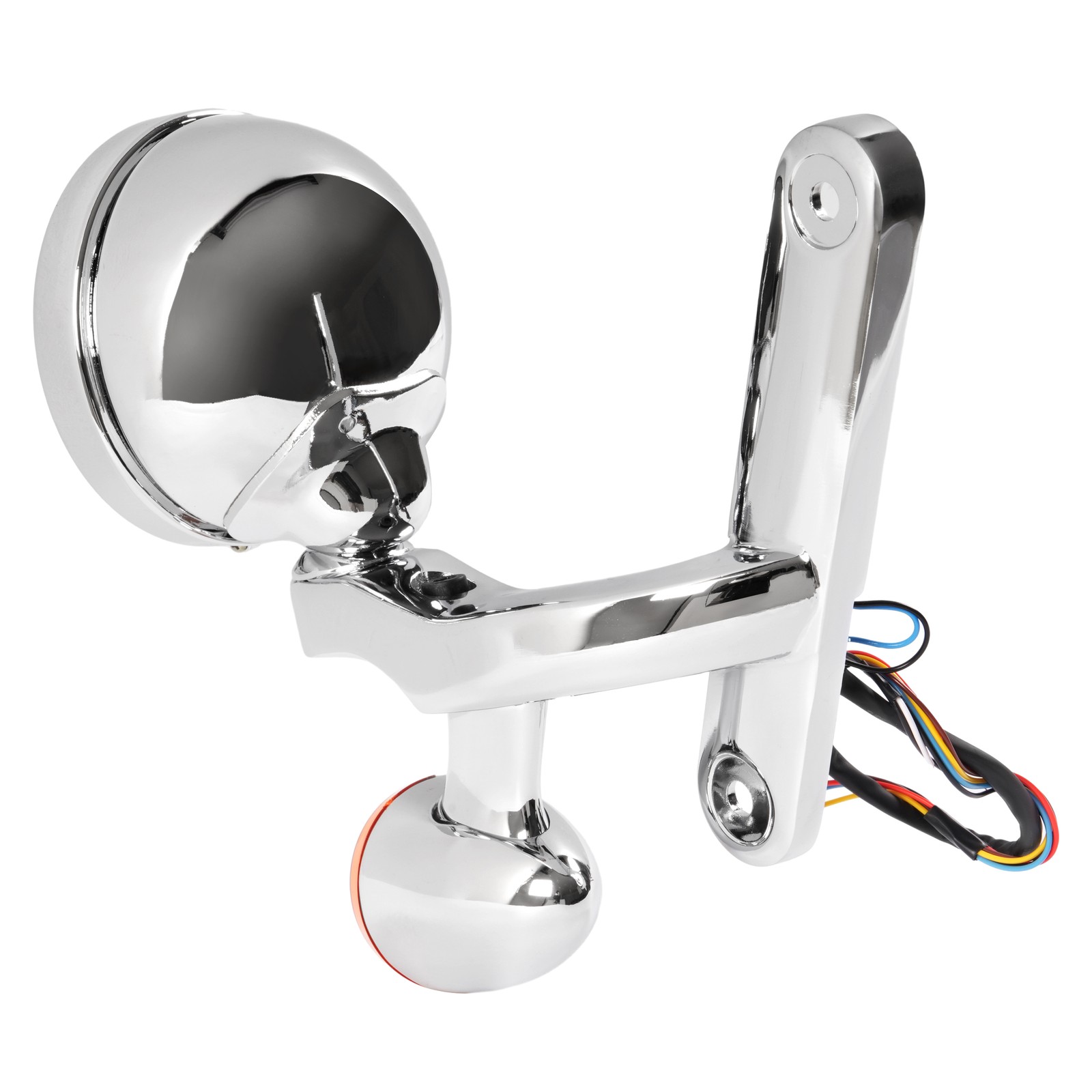 LED Fog Light Turn Signal Spot Bracket For Harley Electra Street Glide FLHX FLHR