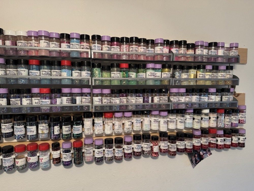 199 Bottles Mostly Glitter Chimp Glitter