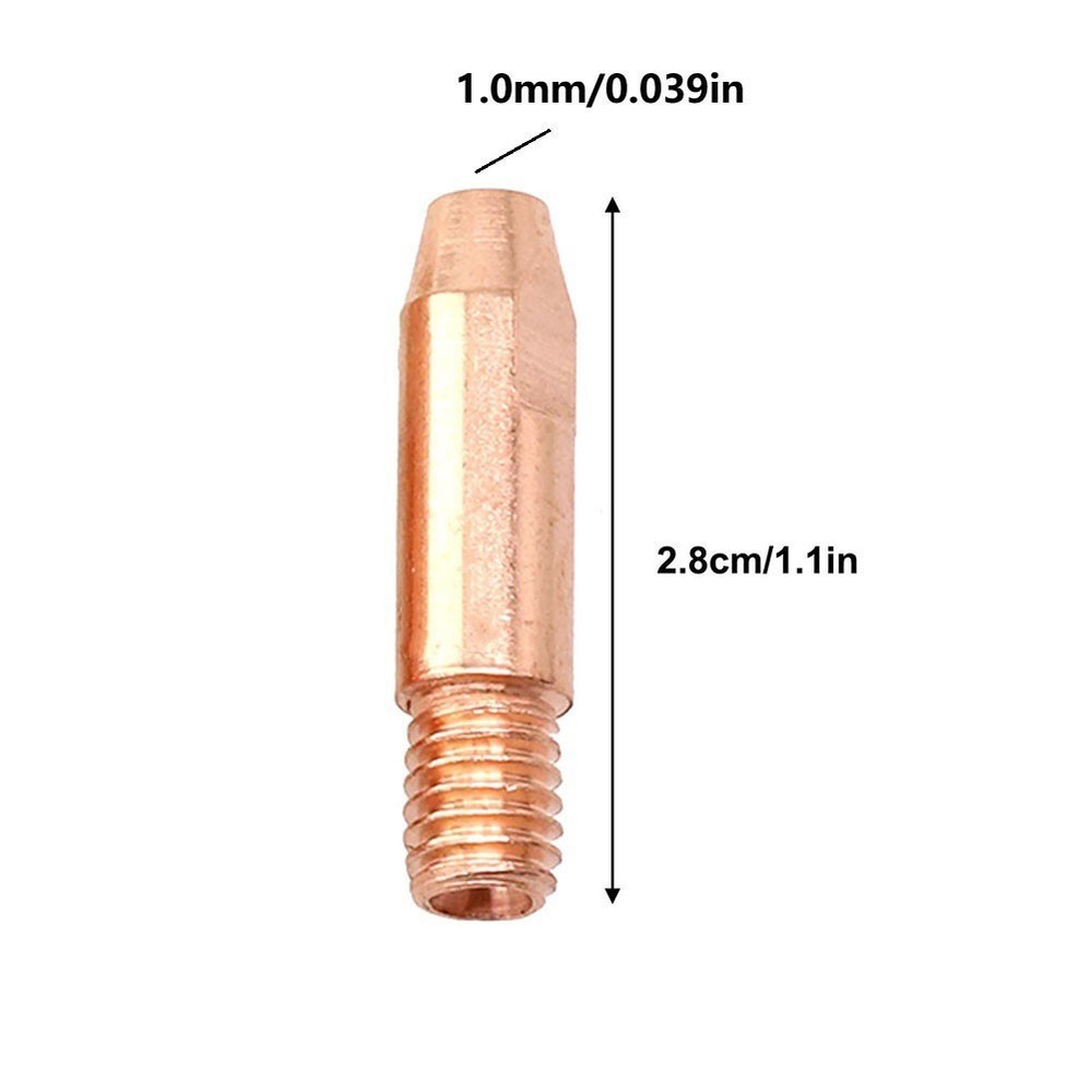 9PCS For MIG Welder Accessory Set for 24KD Torch Includes Contact Tips Diffuser