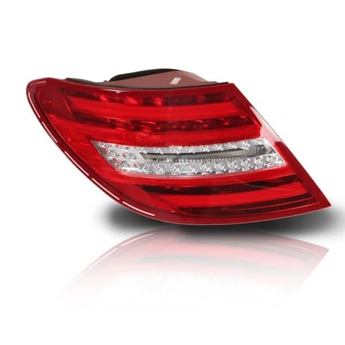 Left Side Tail Light Assembly Compatible with 2011-2014 W204 C250 C300 C350