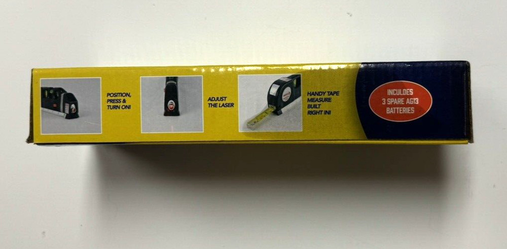 Amtex Multi Purpose Level Laser With 8ft Measuring Tape