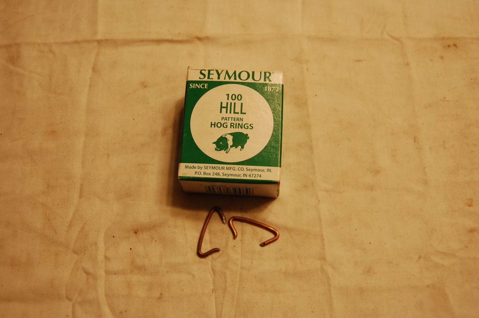 Seymour No. H3 Hill Patter Hog Rings (Qty of 100)