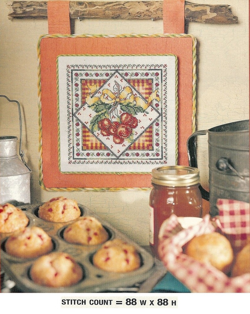 VERY CHERRY QUILT   CROSS STITCH  PATTERN  ONLY  PY - VYY
