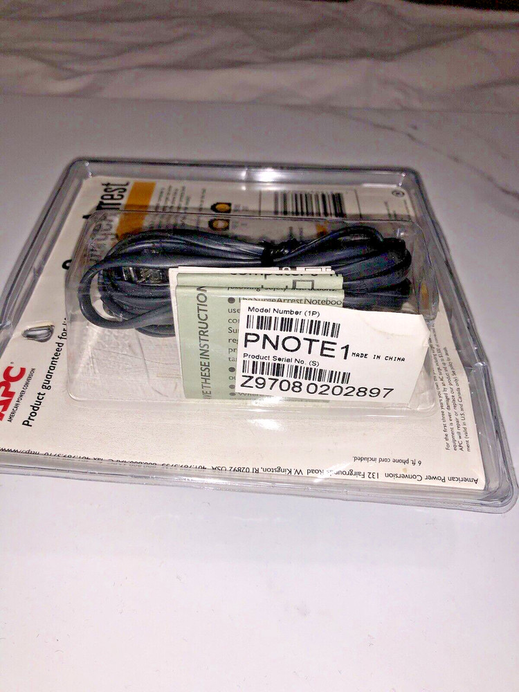 APC Notebook Surge Arrest Protector