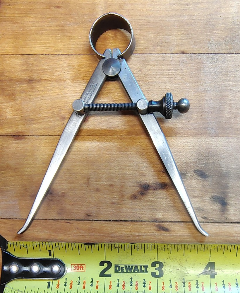 🗽 VINTAGE UNION TOOL 4" ID CALIPER