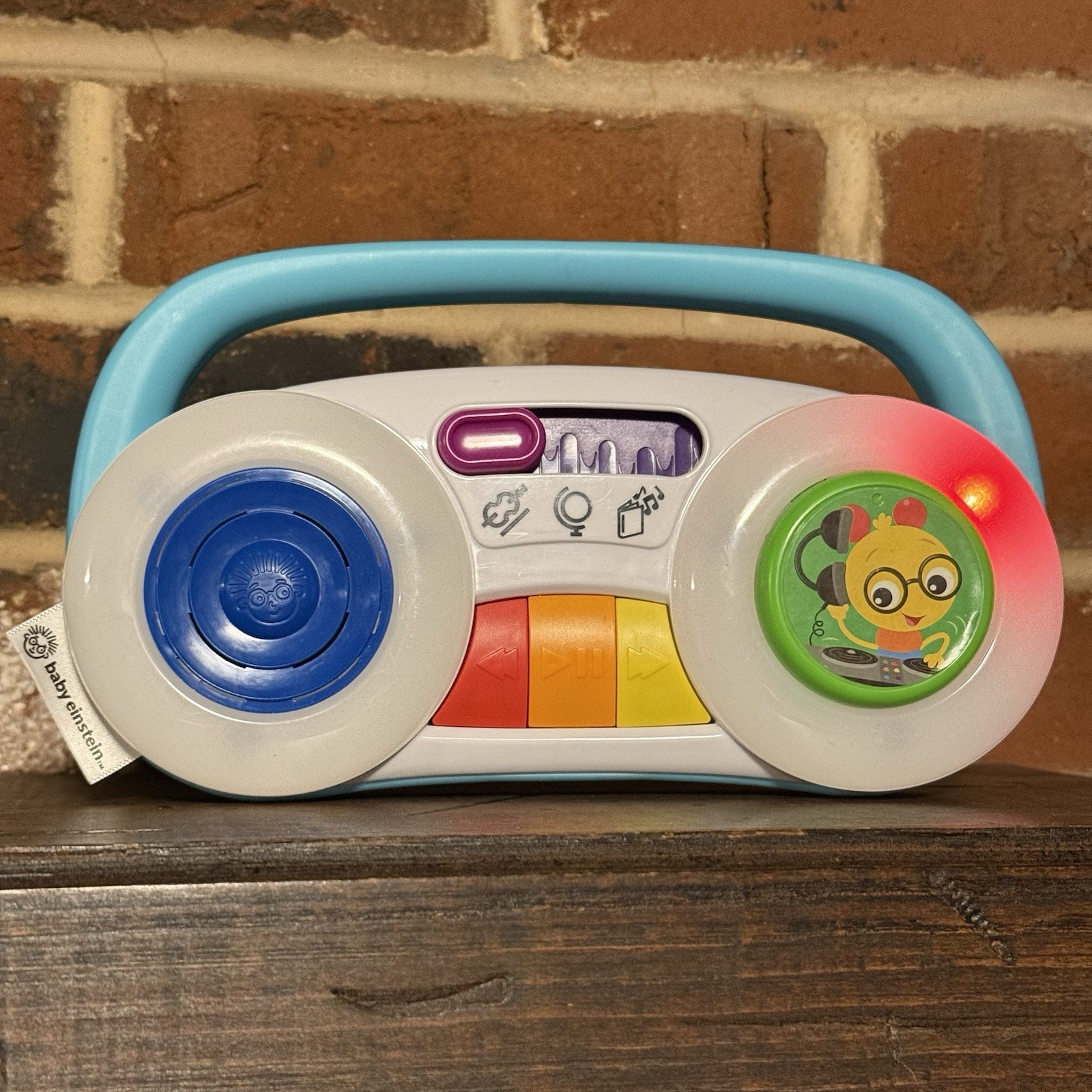 BABY EINSTEIN Toddler Jams musical toy 30 melodies 3 stations 12+ months *WORKS