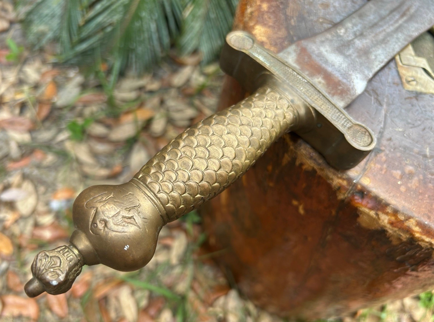 Civil War Sword Foot Artillery Short Sword Gladius 1800s Eagle Crown Scales 26”